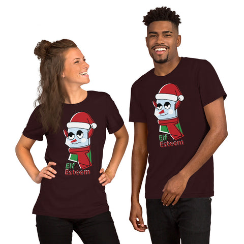 Elf Esteem Short-Sleeve Unisex T-Shirt funny seasonal