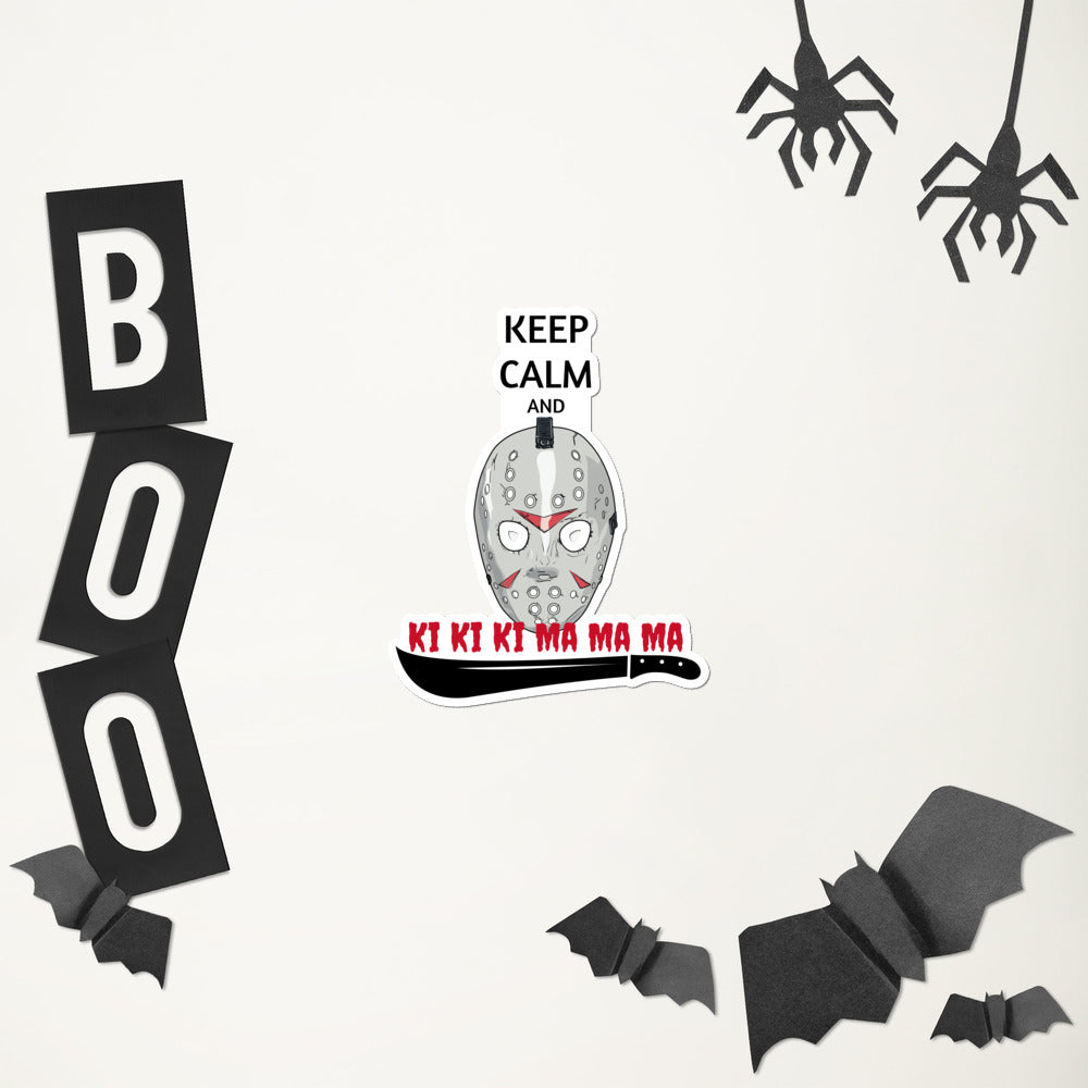 Calm Jason Bubble-free stickers accessories seasonal