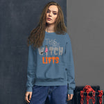 Witch Lifts Unisex Sweatshirt funny seasonal