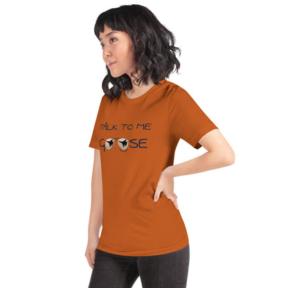 Talk to me Goose Top Gun Short-Sleeve Unisex T-Shirt funny