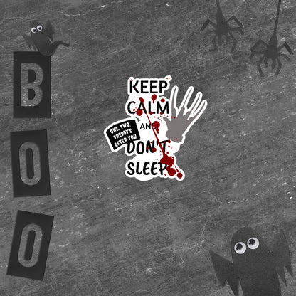 Calm Freddy Bubble-free stickers accessories seasonal