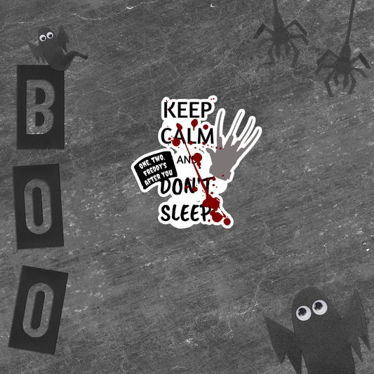 Calm Freddy Bubble-free stickers accessories seasonal