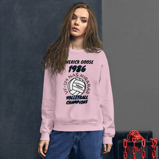 Volleyball Top Gun Unisex Sweatshirt funny