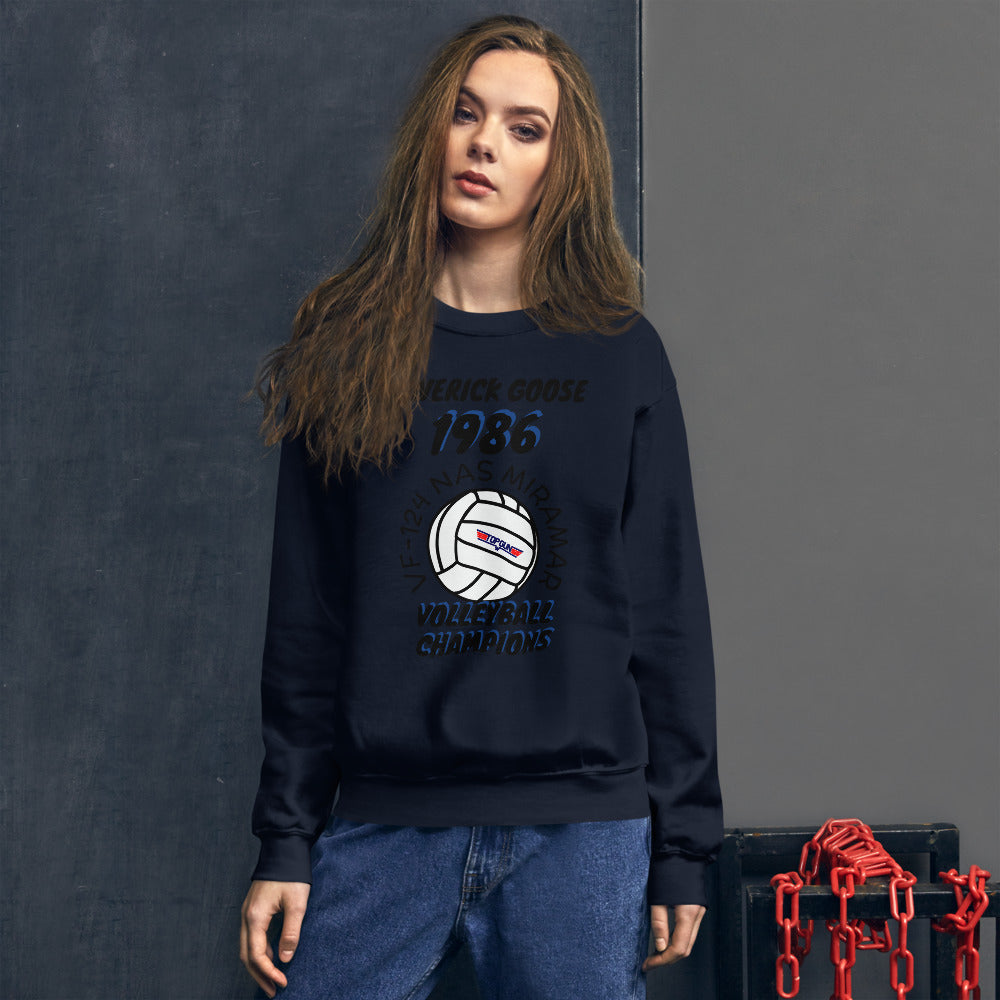 Volleyball Top Gun Unisex Sweatshirt funny