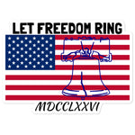 Freedom Ring Bubble-free stickers accessories
