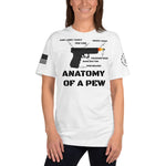 Anatomy of a Pew T-Shirt military funny