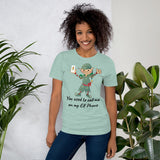 Elf Phone Short-Sleeve Unisex T-Shirt funny seasonal
