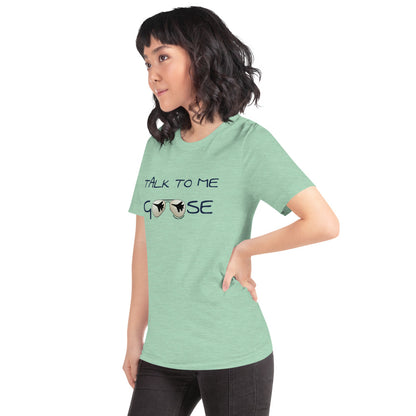 Talk to me Goose Top Gun Short-Sleeve Unisex T-Shirt funny