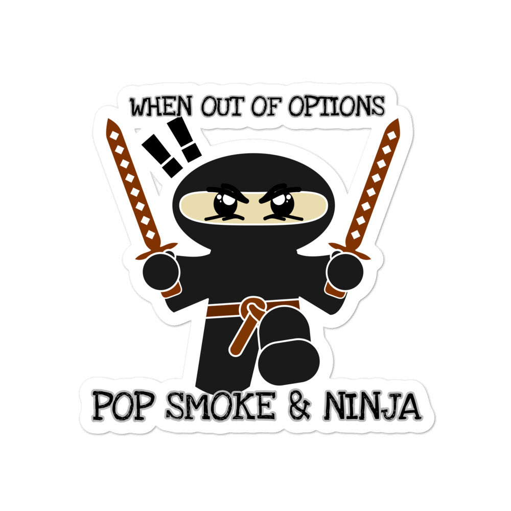 Pop Smoke Ninja Bubble-free stickers accessories