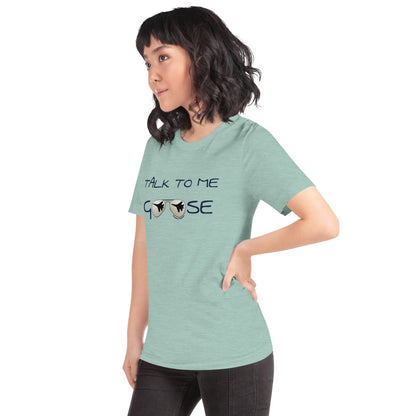 Talk to me Goose Top Gun Short-Sleeve Unisex T-Shirt funny