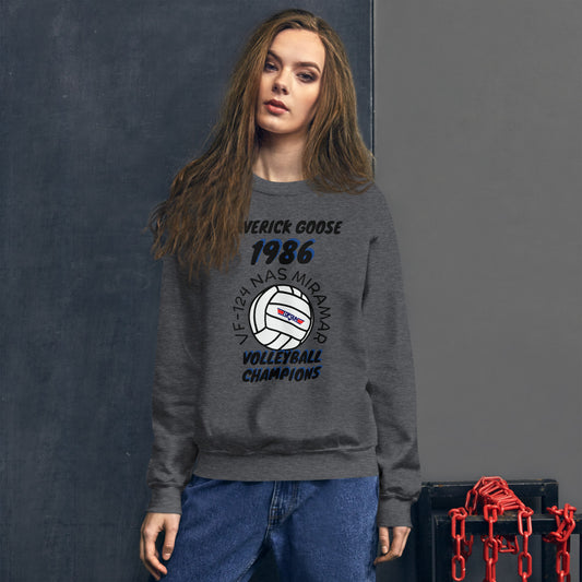 Volleyball Top Gun Unisex Sweatshirt funny