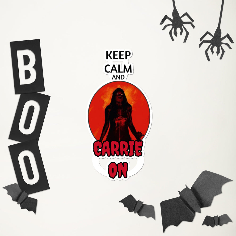 Carrie Bubble-free stickers funny seasonal