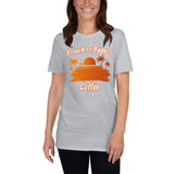 BorB Coffee Island Sunset Short-Sleeve Unisex T-Shirt