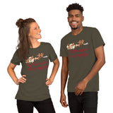 Gingerbread Naughty Short-Sleeve Unisex T-Shirt funny seasonal