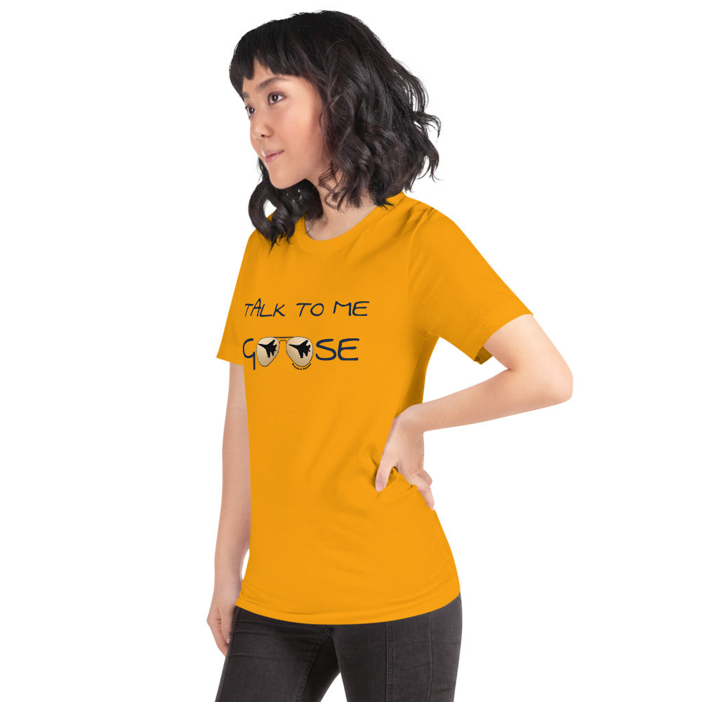 Talk to me Goose Top Gun Short-Sleeve Unisex T-Shirt funny