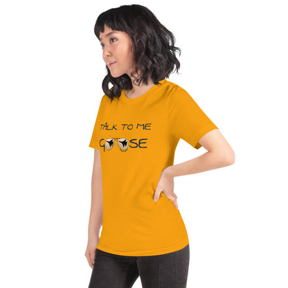 Talk to me Goose Top Gun Short-Sleeve Unisex T-Shirt funny