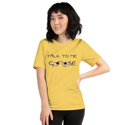 Talk to me Goose Top Gun Short-Sleeve Unisex T-Shirt funny