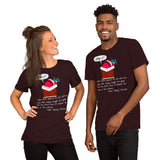 Santa Chimney Clark Short-Sleeve Unisex T-Shirt funny seasonal