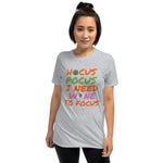 Hocus Pocus Wine Short-Sleeve Unisex T-Shirt funny seasonal