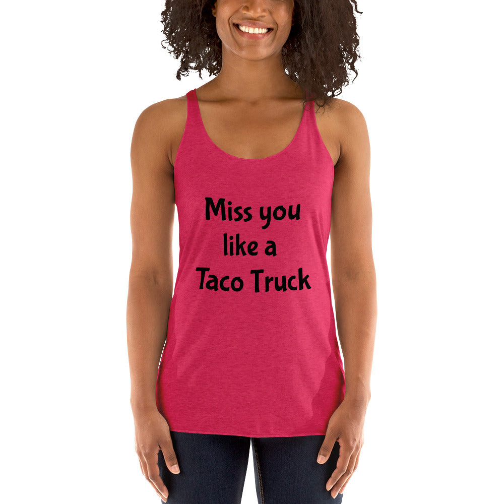 Taco Truck Dive Women's Racerback Tank