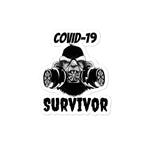 COVID Survivor Bubble-free stickers accessories