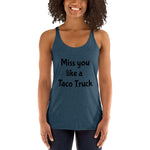 Taco Truck Dive Women's Racerback Tank
