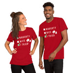 Naughty Nice Short-Sleeve Unisex T-Shirt funny seasonal