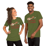 Gingerbread Naughty Short-Sleeve Unisex T-Shirt funny seasonal