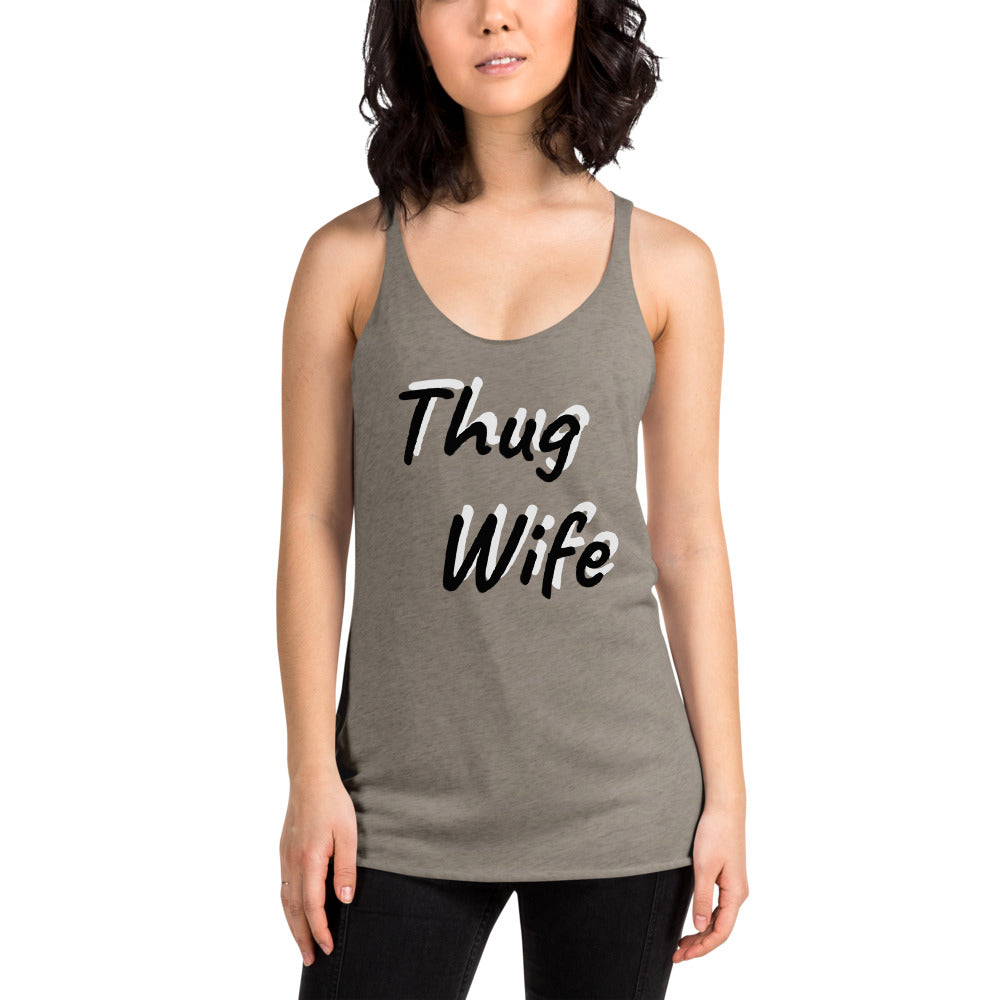 Thug Wife Women's Racerback Tank Dive Bar