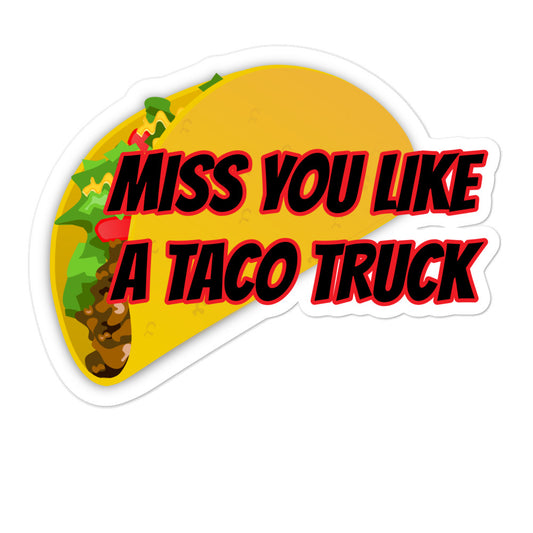 Taco Truck Bubble-free stickers accessories