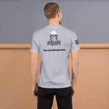 Social Distancing Headshot Military T
