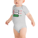 Recharge baby bodysuit funny