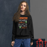Exercise Zombies Unisex Sweatshirt funny seasonal