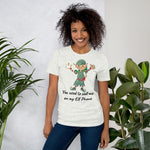 Elf Phone Short-Sleeve Unisex T-Shirt funny seasonal