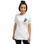 USMC Embroidered Short-Sleeve Unisex T-Shirt military