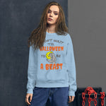 Halloween Beast Unisex Sweatshirt funny seasonal