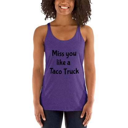Taco Truck Dive Women's Racerback Tank