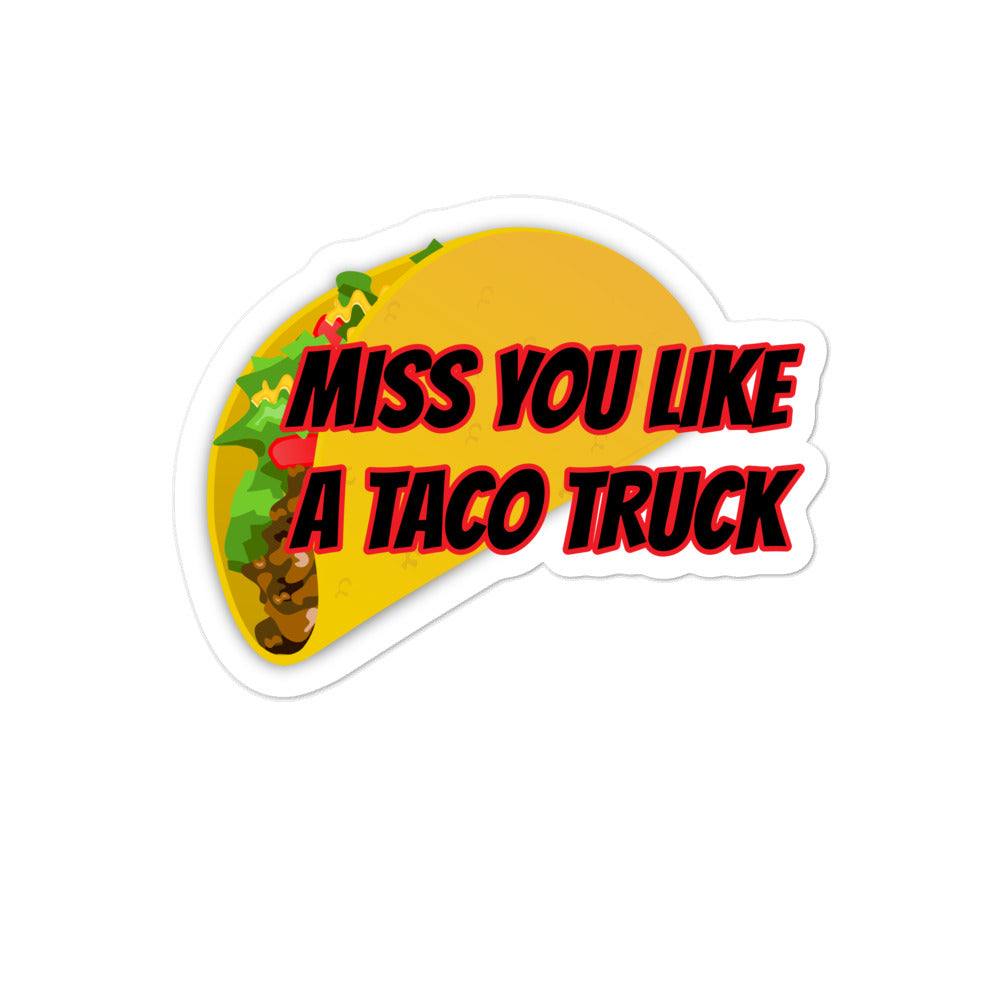 Taco Truck Bubble-free stickers accessories