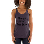Taco Truck Dive Women's Racerback Tank