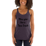 Taco Truck Dive Women's Racerback Tank