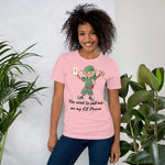 Elf Phone Short-Sleeve Unisex T-Shirt funny seasonal
