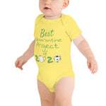 Quarantine Baby Bodysuit funny
