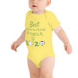 Quarantine Baby Bodysuit funny