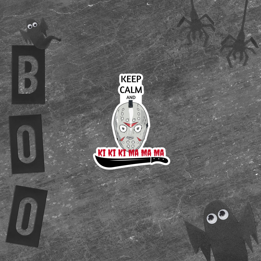Calm Jason Bubble-free stickers accessories seasonal