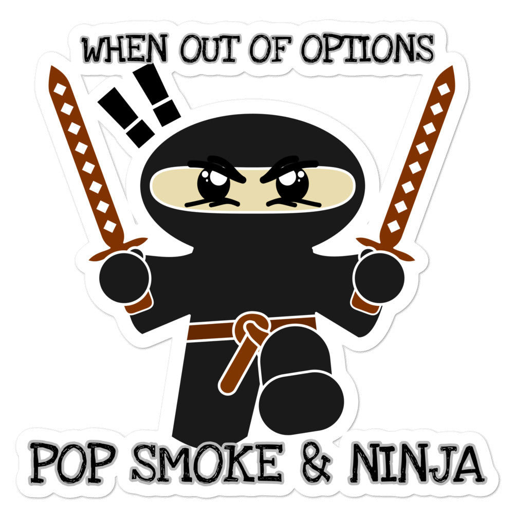 Pop Smoke Ninja Bubble-free stickers accessories