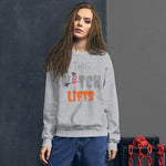 Witch Lifts Unisex Sweatshirt funny seasonal