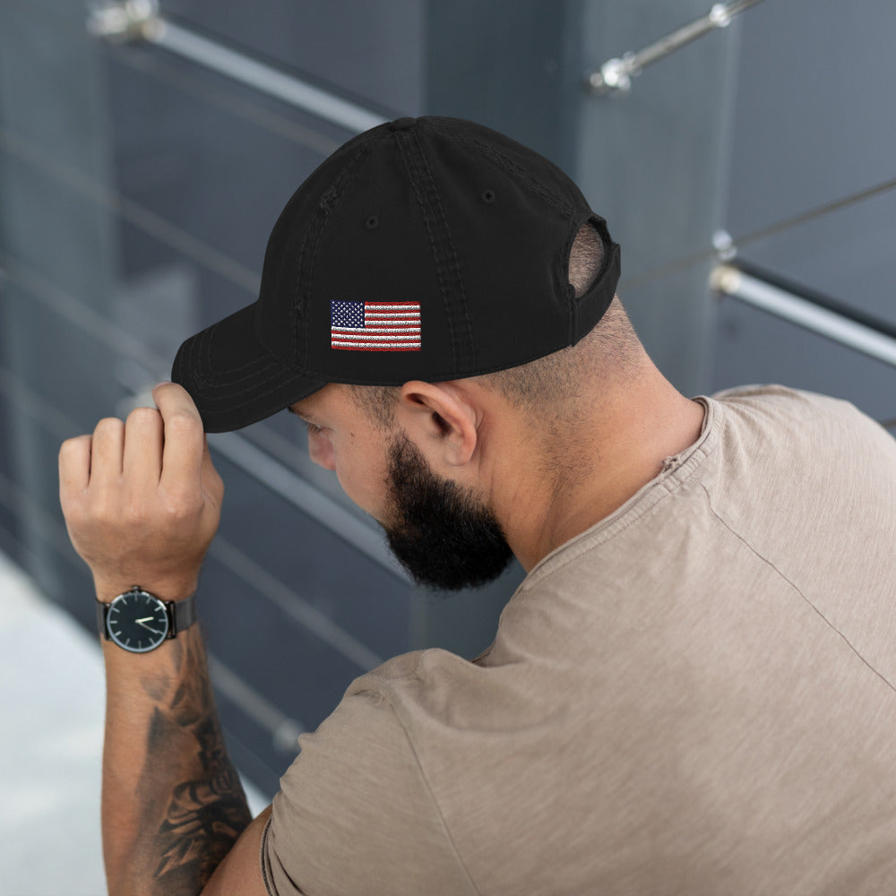 Army & Flag Distressed Hat accessories