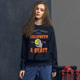 Halloween Beast Unisex Sweatshirt funny seasonal