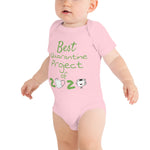 Quarantine Baby Bodysuit funny