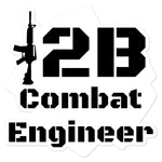 12B Combat Engineer Bubble-free stickers accessories